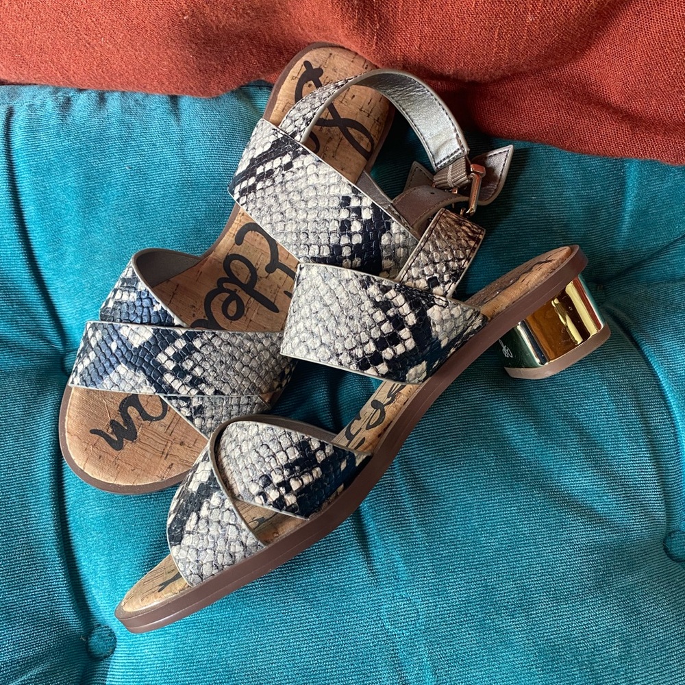 Sam Edelman Snake print sandals
